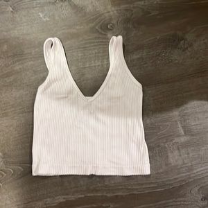White crop top / tank top